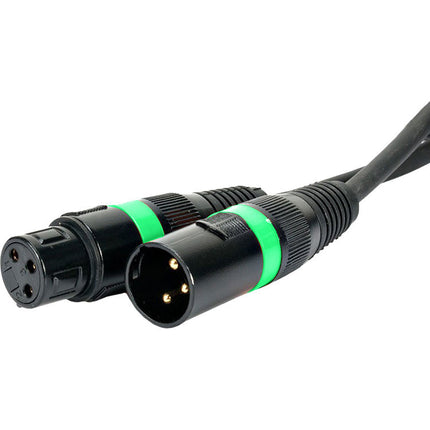 American DJ Accu-cable Cable DMX 3 pines 15 pies 22 AWG cobre estañado