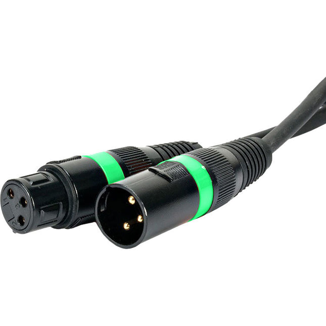 American DJ Accu-cable Cable DMX 3 pines 15 pies 22 AWG cobre estañado