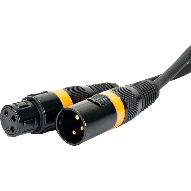 American DJ Accu-cable Cable DMX 3 pines 25 pies 22 AWG cobre estañado