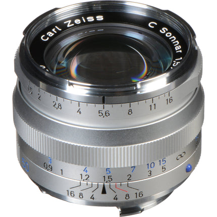 ZEISS C Sonnar T* 50mm f/1.5 Lente Leica M Montura Apertura f/1.5 a f/16