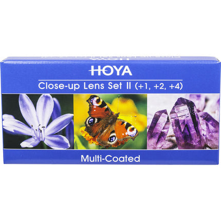 Hoya 55mm HMC Filtro Macro Close-Up Set II +1 +2 +4 Dioptrías Multicapa