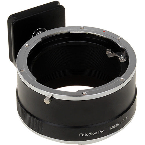 FotodioX Adaptador de Montura para Lente Mamiya 645 a FUJIFILM G Montura con Zapata Tipo Arca y Construcción Metálica