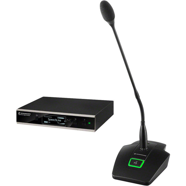 Sennheiser SpeechLine Micrófono Inalámbrico con Base 133-S y Batería 11 Horas