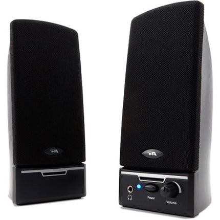Cyber Acoustics CA-2014 Sistema de Altavoces para PC Amplificados 2 Piezas con Control Frontal y Entrada de Auriculares