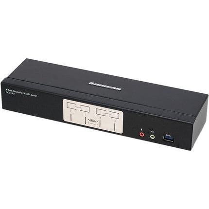 IOGEAR 4-Port DisplayPort 1.2 KVMP Switch con USB 3.1 Gen 1 y Audio 4K 4096x2160