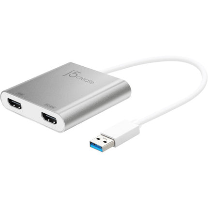 j5create Adaptador USB 3.1 Gen 1 a Doble HDMI Multi Monitor 4K UHD 3840x2160