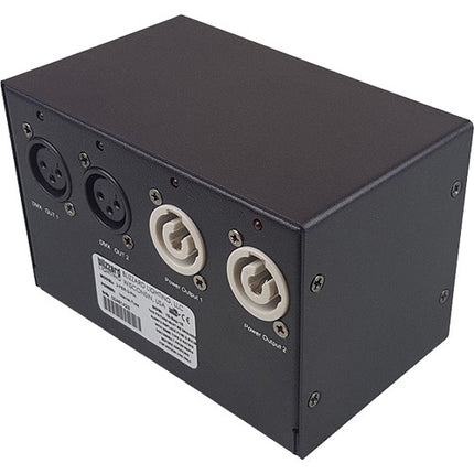 Blizzard 2-Fer Divisor de señal DMX de 2 vías con alimentación 110-240V 3 pines