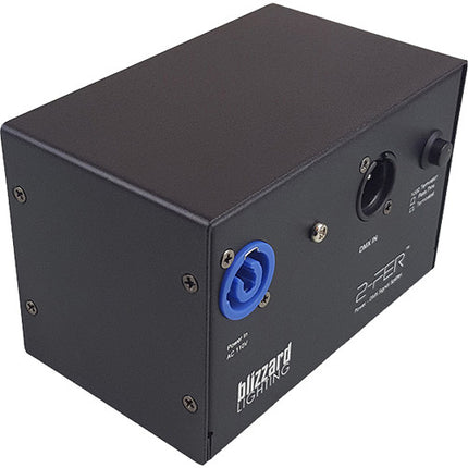 Blizzard 2-Fer Divisor de señal DMX de 2 vías con alimentación 110-240V 3 pines