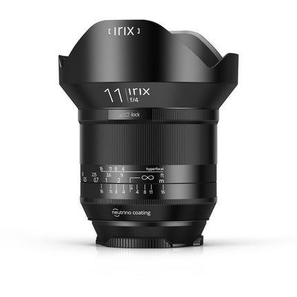 IRIX 11mm f4 Blackstone Lente Manual para Pentax K F22 Estuche