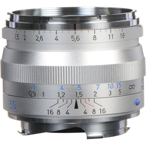ZEISS C Sonnar T* 50mm f/1.5 Lente Leica M Montura Apertura f/1.5 a f/16