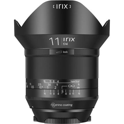 IRIX 11mm f4 Blackstone Lente Manual para Pentax K F22 Estuche