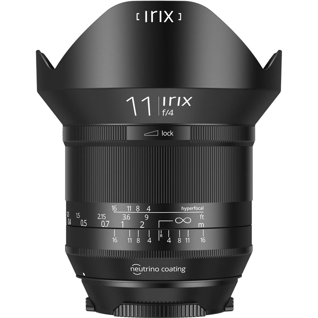 IRIX 11mm f4 Blackstone Lente Manual para Pentax K F22 Estuche