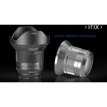 IRIX 15mm f/2.4 Blackstone Objetivo para Nikon F Montura FX f/2.4 a f/22