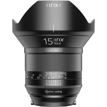 IRIX 15mm f/2.4 Blackstone Objetivo para Nikon F Montura FX f/2.4 a f/22