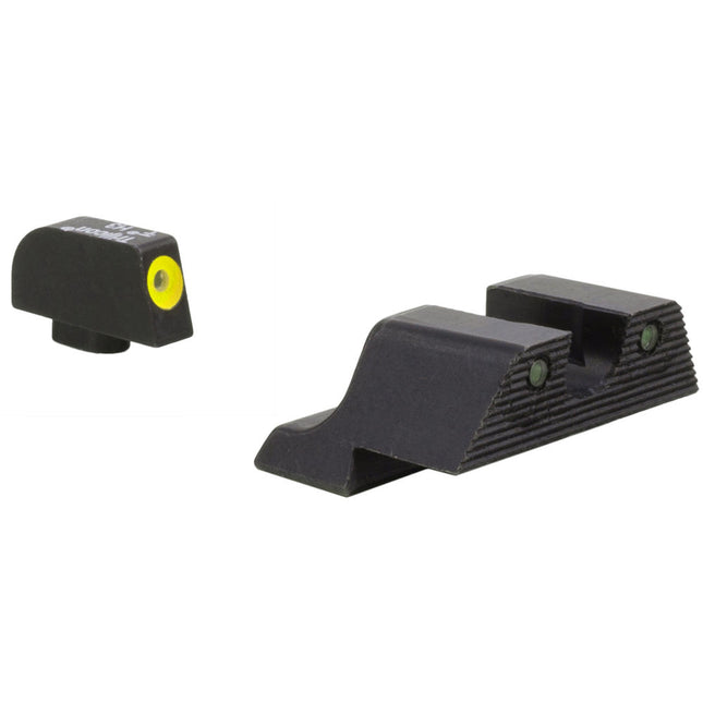 Trijicon Glock HD XR Juego de Miras Nocturnas Punto Verde y Disco Amarillo