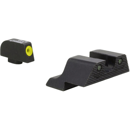 Trijicon Set de Miras Nocturnas para Glock 42 y 43 Anillo Amarillo