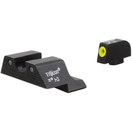 Trijicon Set de Miras Nocturnas para Glock 42 y 43 Anillo Amarillo