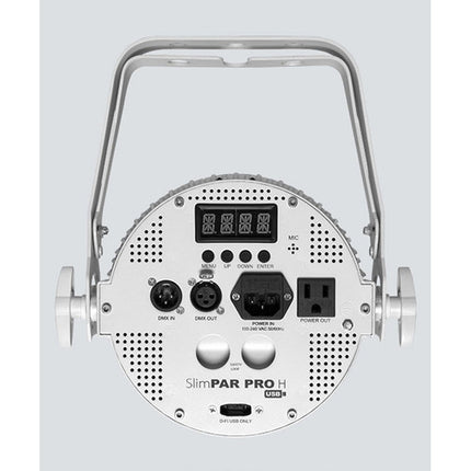 CHAUVET DJ SlimPAR Pro H USB Iluminación LED RGBAW+UV 24° Ángulo y Gel Frame