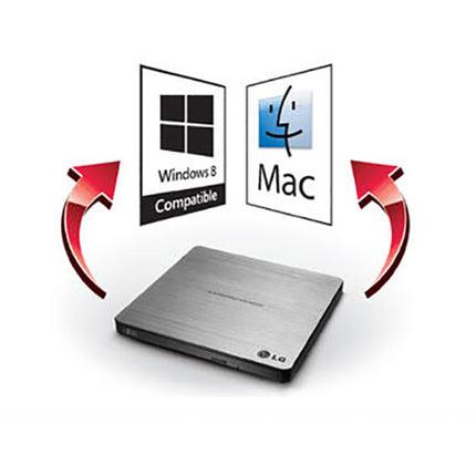 LG GP60NS50 8x Grabadora DVD externa USB 2.0 0.75 MB búfer