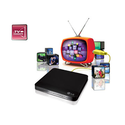 LG GP60NS50 8x Grabadora DVD externa USB 2.0 0.75 MB búfer