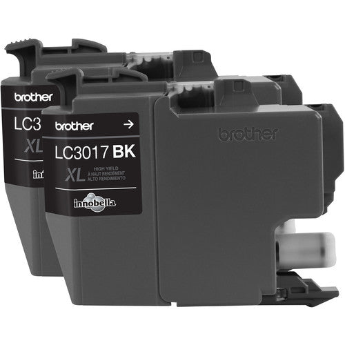 Brother LC3017BK Cartucho Tinta Negro XL Alto Rendimiento 2-Pack para Impresoras MFC-J5330DW MFC-J6530DW MFC-J6930DW