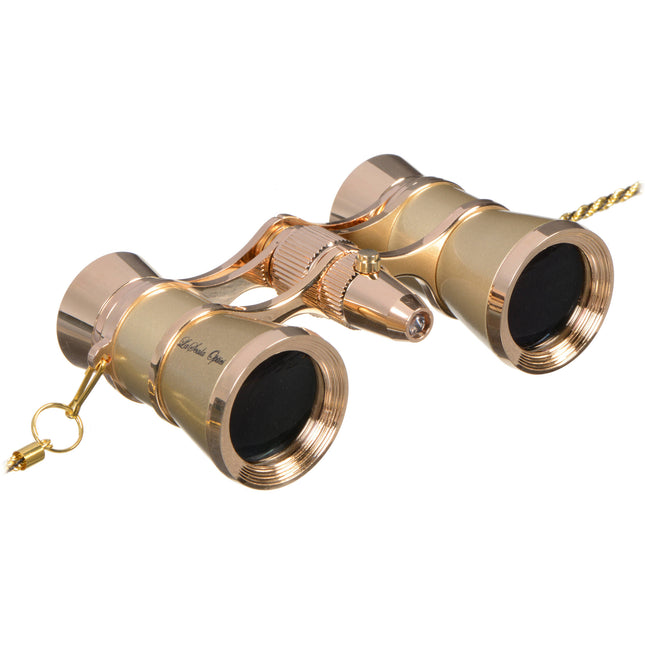 LaScala Optics 3x25 Prismáticos de Ópera con Luz LED Roja 3x 11.2°