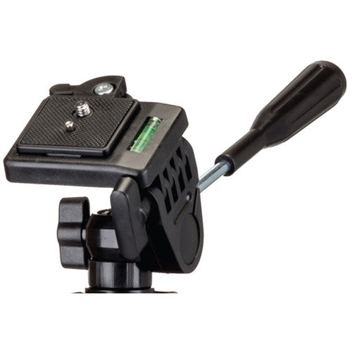 Sunpak 5400DLX Trípode con Cabezal 3-Way Altura Máx 54 Pulgadas Mount para Smartphone y GoPro