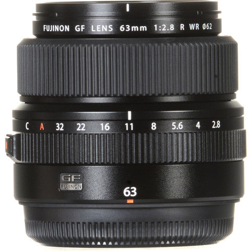 FUJIFILM GF 63mm f2.8 R WR Objetivo con Diafragma f2.8-32 y Protección Clima