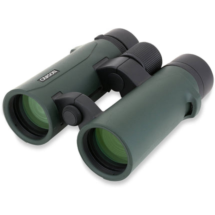 Carson 8x42 RD Binoculares con Prismas BAK4 y Recubrimiento Completo