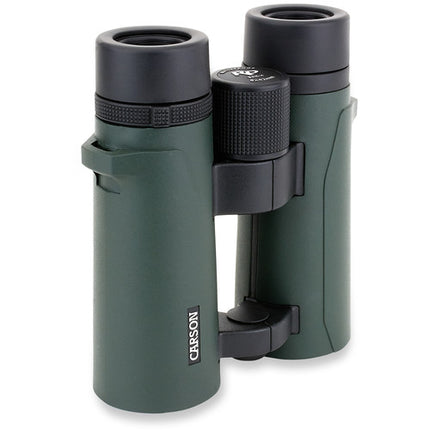 Carson 8x42 RD Binoculares con Prismas BAK4 y Recubrimiento Completo