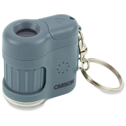 Carson MicroMini Microscopio de Bolsillo 20x con LEDs y Llavero
