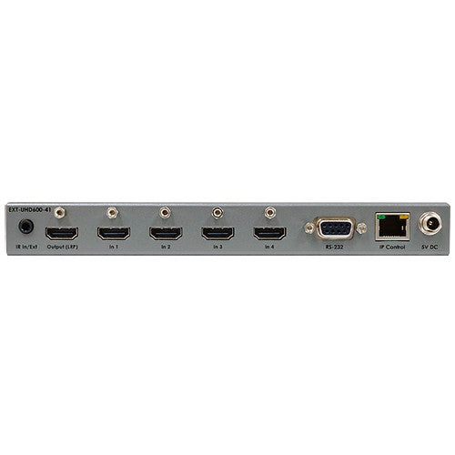 Gefen 4K Ultra HD 600 MHz con conmutador HDMI 4x1 y soporte HDR