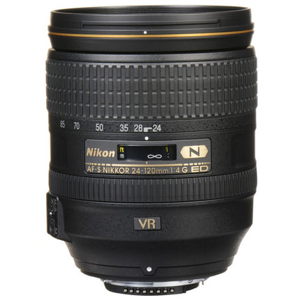 Nikon AF-S NIKKOR 24-120mm f/4G ED VR Lente con estabilizador 77mm