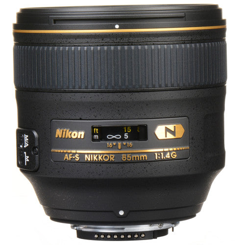 Nikon AF-S NIKKOR 85mm f1.4G Objetivo F-Mount FX con Motor AF Silencioso