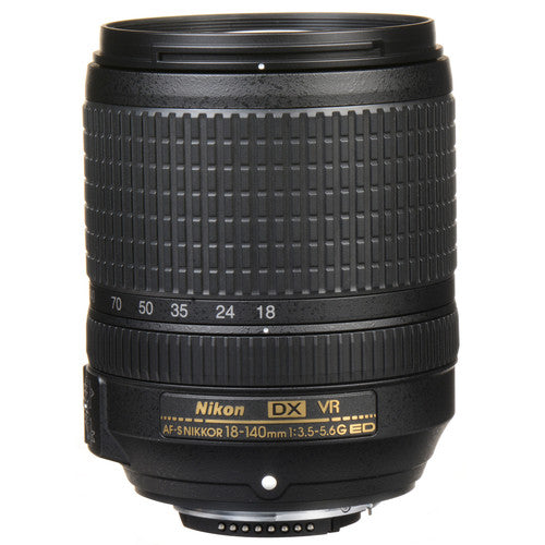 Nikon AF-S DX NIKKOR 18-140mm f3.5-5.6G ED VR Objetivo F-Mount Estabilizador VR II y Motor SWM Silencioso