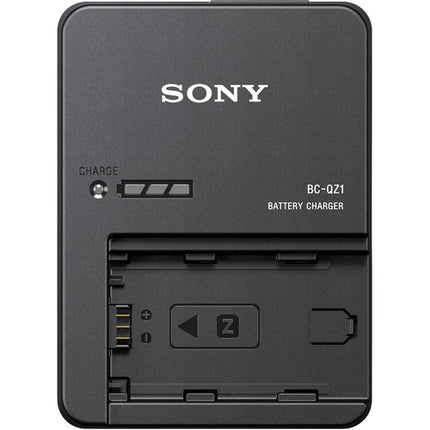 Cargador Sony BC-QZ1 para batería NP-FZ100 con indicador LED y cable AC desmontable