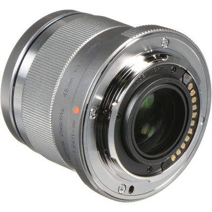 Olympus M.Zuiko Digital 45mm f/1.8 Lente Micro Cuatro Tercios 90mm Silver