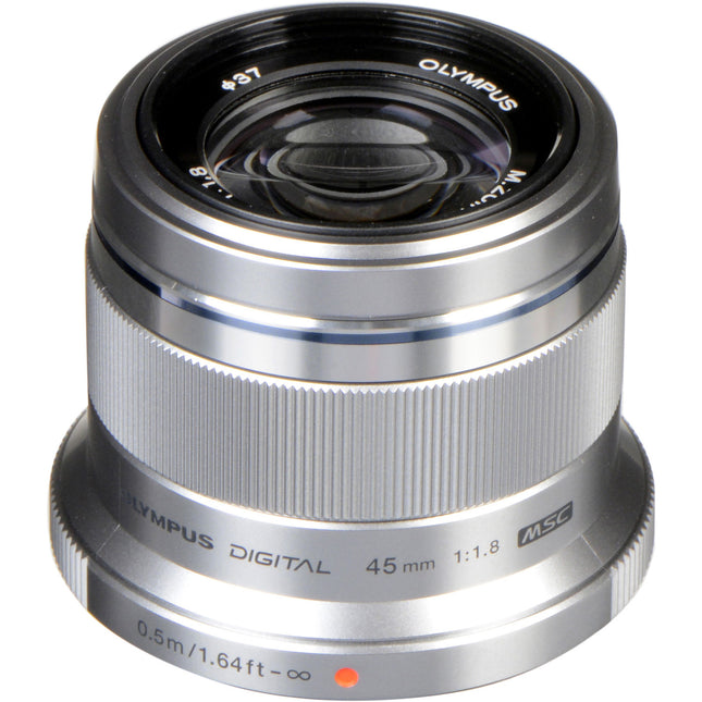Olympus M.Zuiko Digital 45mm f/1.8 Lente Micro Cuatro Tercios 90mm Silver