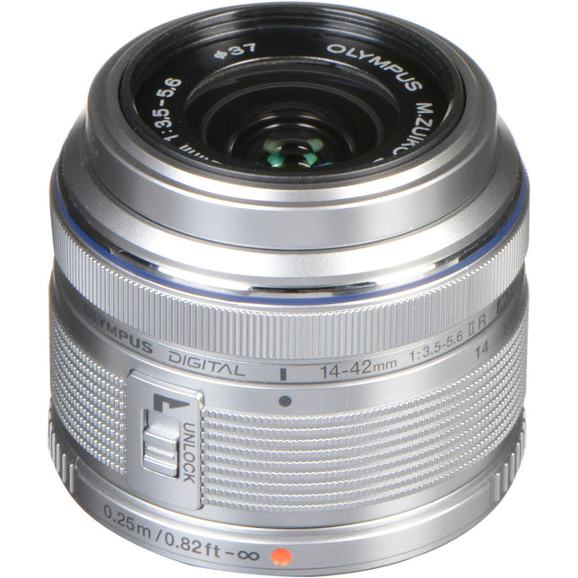 Olympus M.Zuiko Digital 14-42mm f/3.5-5.6 II R Objetivo Micro Cuatro Tercios 28-84mm Plata