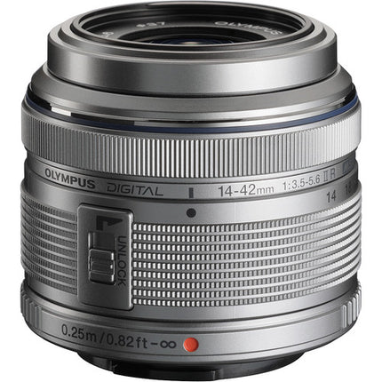 Olympus M.Zuiko Digital 14-42mm f/3.5-5.6 II R Objetivo Micro Cuatro Tercios 28-84mm Plata