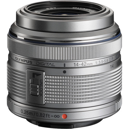 Olympus M.Zuiko Digital 14-42mm f/3.5-5.6 II R Objetivo Micro Cuatro Tercios 28-84mm Plata