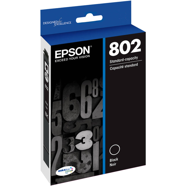 Epson 802 Negro Cartucho de Tinta DURABrite Ultra Capacidad 900 Páginas