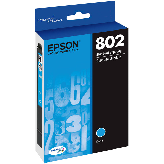 Epson 802 Cyan Cartucho de Tinta DURABrite Ultra Capacidad 650 Páginas