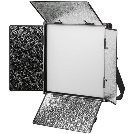 ikan Lyra LBX10 Panel LED Bicolor 14x14" 3200-5600K con DMX y Barndoors