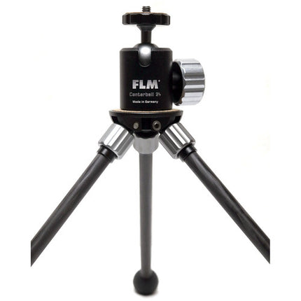 FLM CP10 Kit de trípode de mesa con cabeza esférica carga 11 lb altura 22 cm