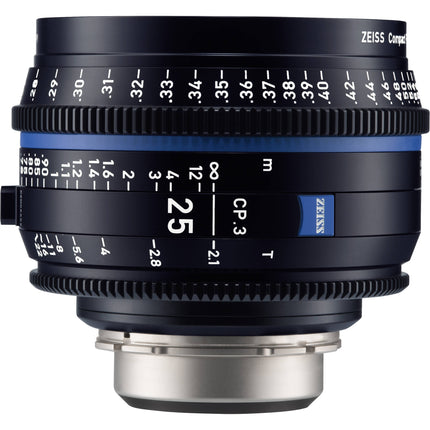 ZEISS CP.3 25mm T2.1 Lente Prime Compacta PL Montura Formato Full Frame