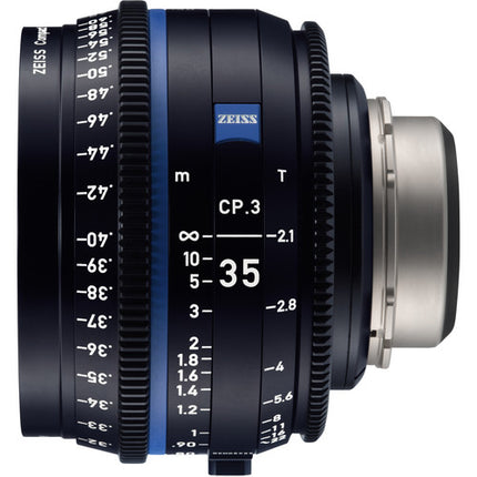 ZEISS CP.3 35mm T2.1 Lente Prime Compacta Montura PL En Pies