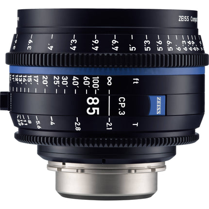 ZEISS CP.3 85mm T2.1 Objetivo Compacto Prime Montura Canon EF en Pies