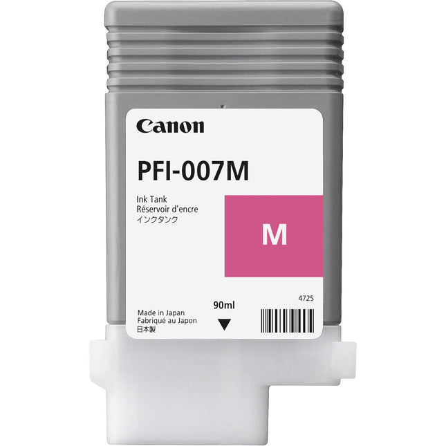 Canon PFI-007M Tanque de Tinta Magenta 90mL para impresora iPF670E