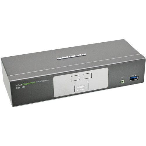 IOGEAR Switch KVMP 2 Puertos DisplayPort USB 3.0 4K 3840x2160